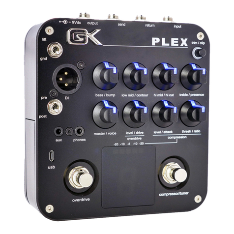 Gallien-Krueger PLEX Quick start manual