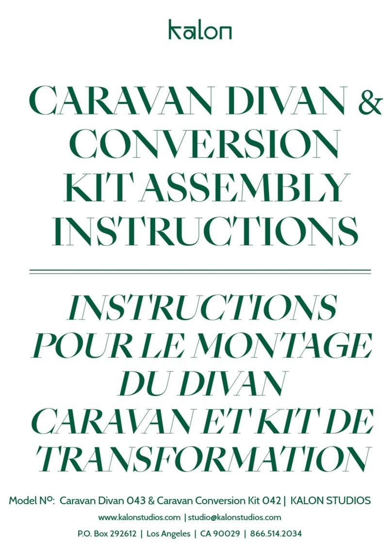 KALON Caravan Divan 043 Assembly instructions