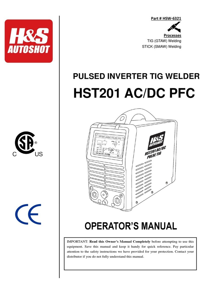 H&S AUTOSHOT HST201 Operator's manual
