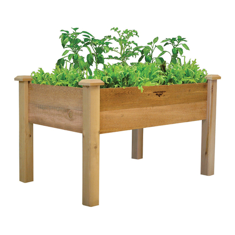 Gronomics Rustic Elevated Garden Bed User manual Gronomics Rustic Elevated Garden Bed User manual