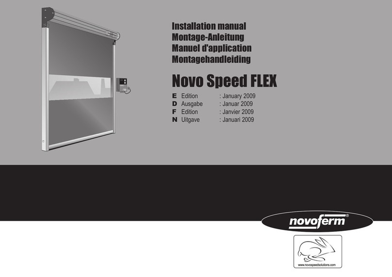 Novoferm Novo Speed FLEX installation manual Novoferm Novo Speed FLEX installation manual