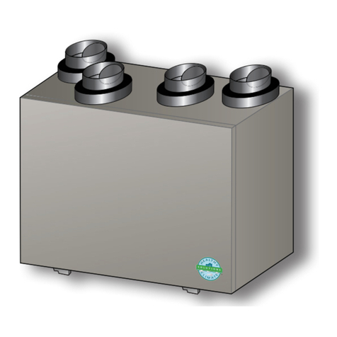 Healthy Climate HRV Series installation instructions and home owner's guide