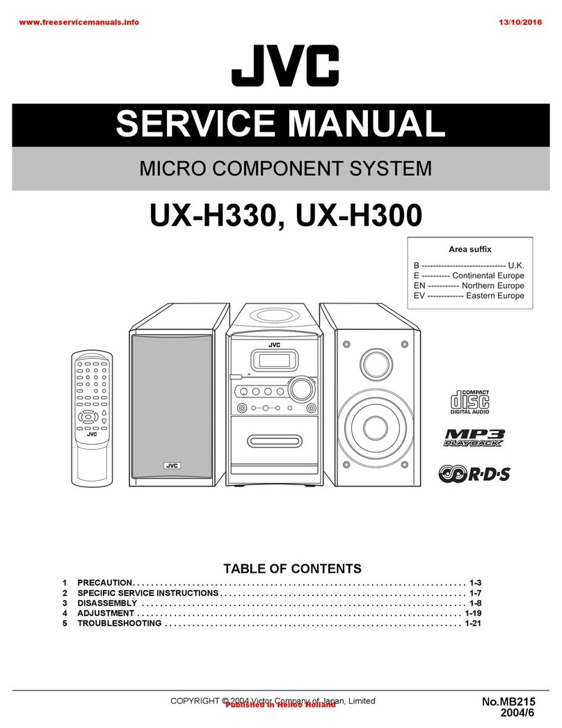 JVC UX-H330 User manual