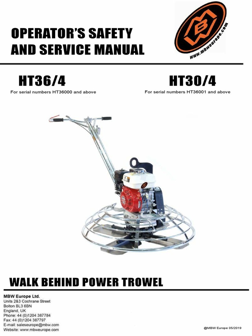 MBW HT36/4 User manual