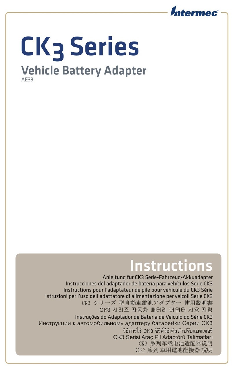 Intermec AE33 User manual Intermec AE33 User manual