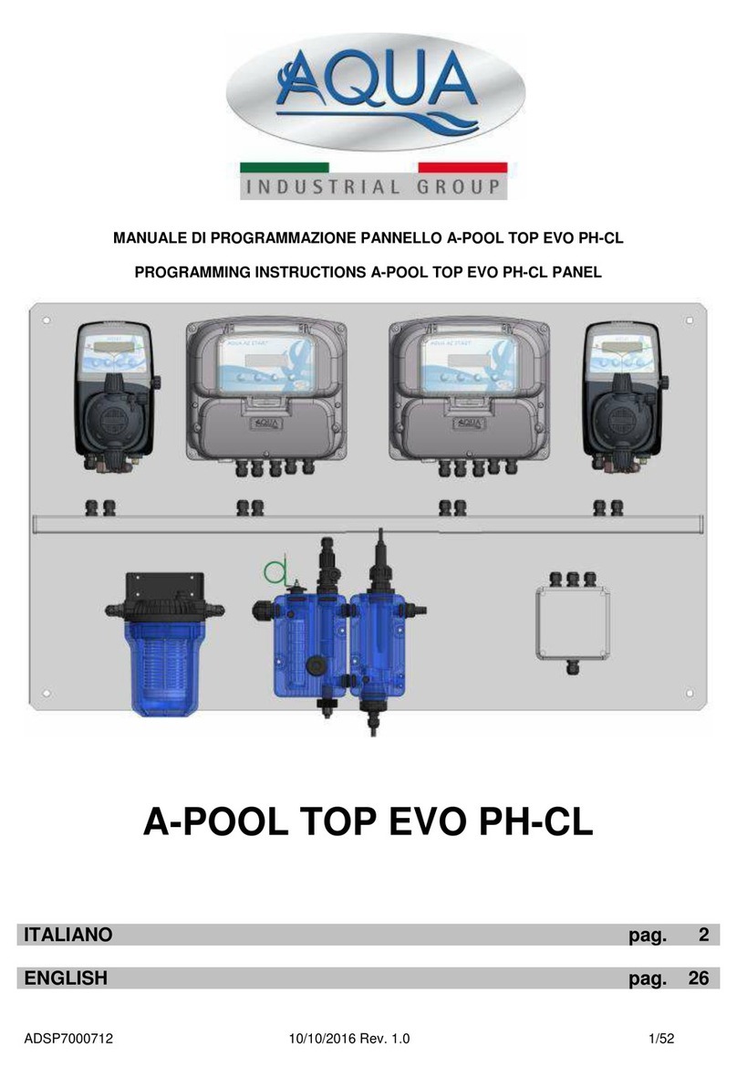 Aqua A-POOL TOP EVO PH-CL Installation manual