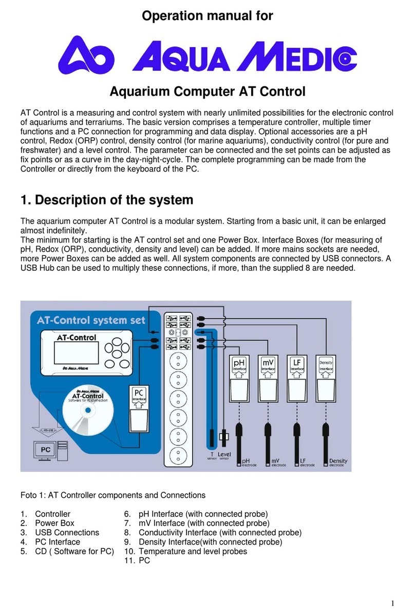 Aqua Medic AT Control Operation manual