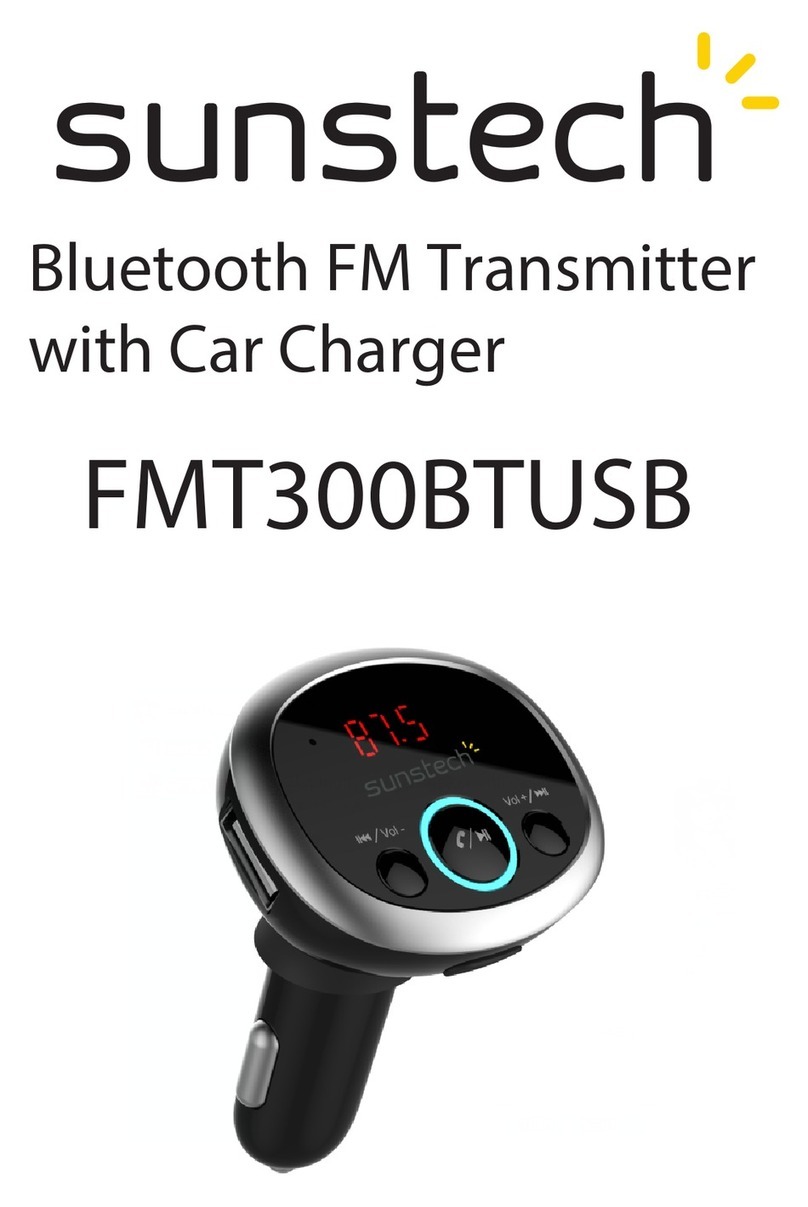 Sunstech FTM300BTUSB user manual