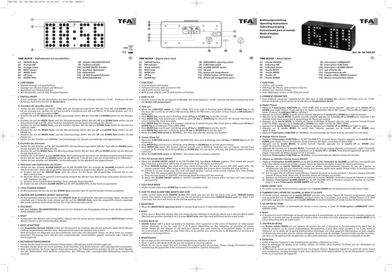 TFA 98.1083.05 User manual
