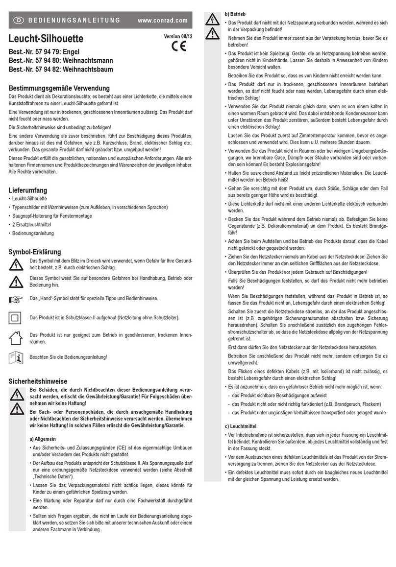 Conrad 57 94 79 User manual
