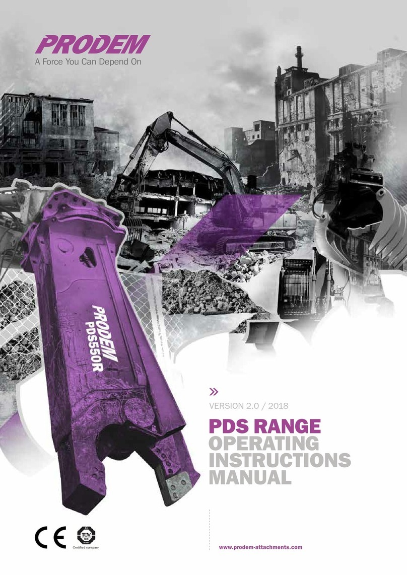 PRODEM PDS Series Operating instructions manual