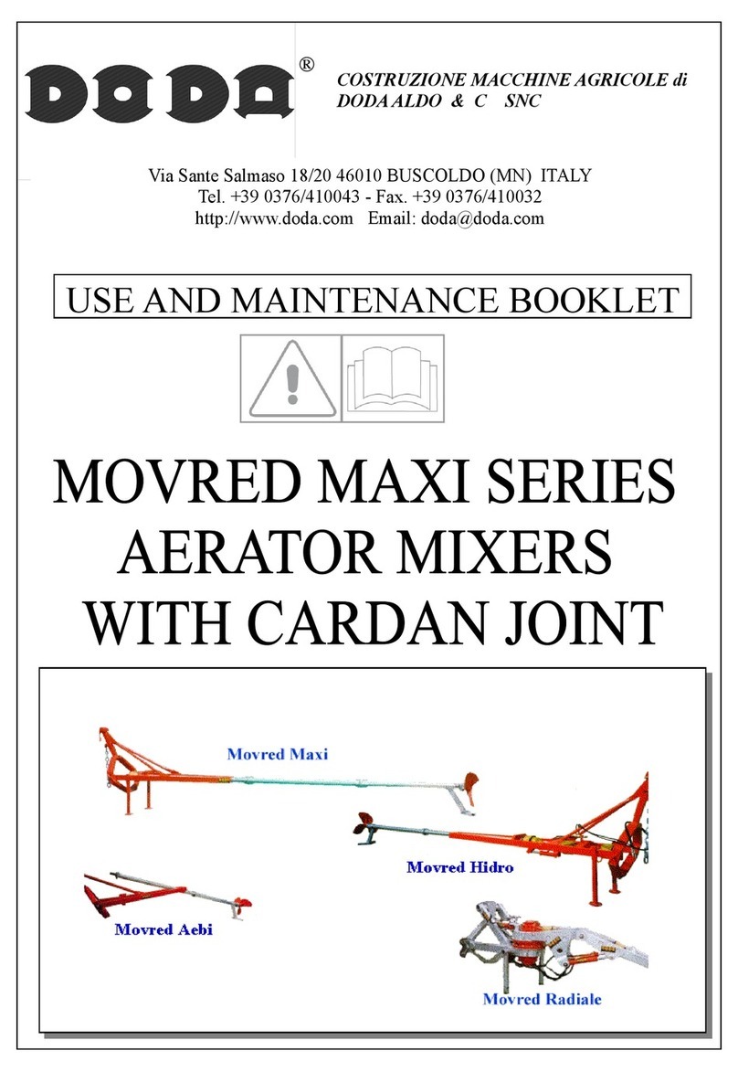 DODA Movred Maxi Series Use and maintenance booklet