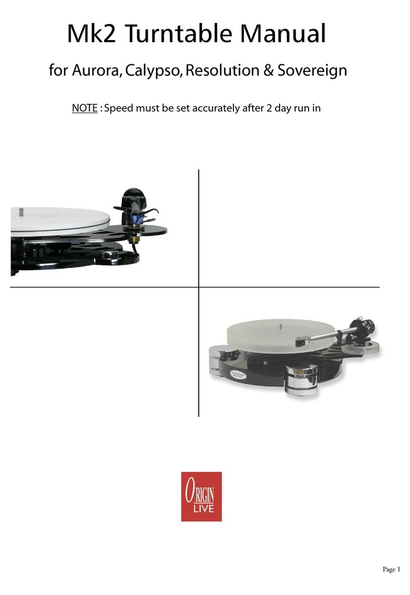 Origin live Aurora Mk2 User manual