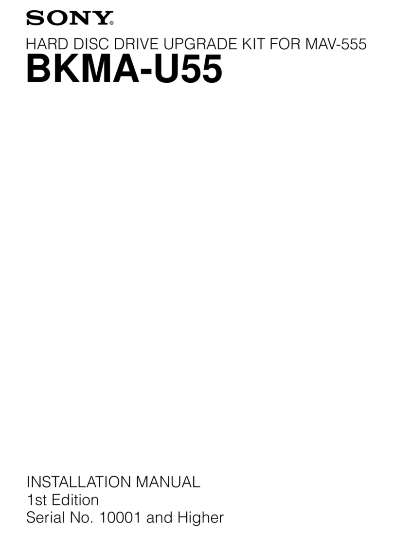 Sony BKMA-U55 User manual