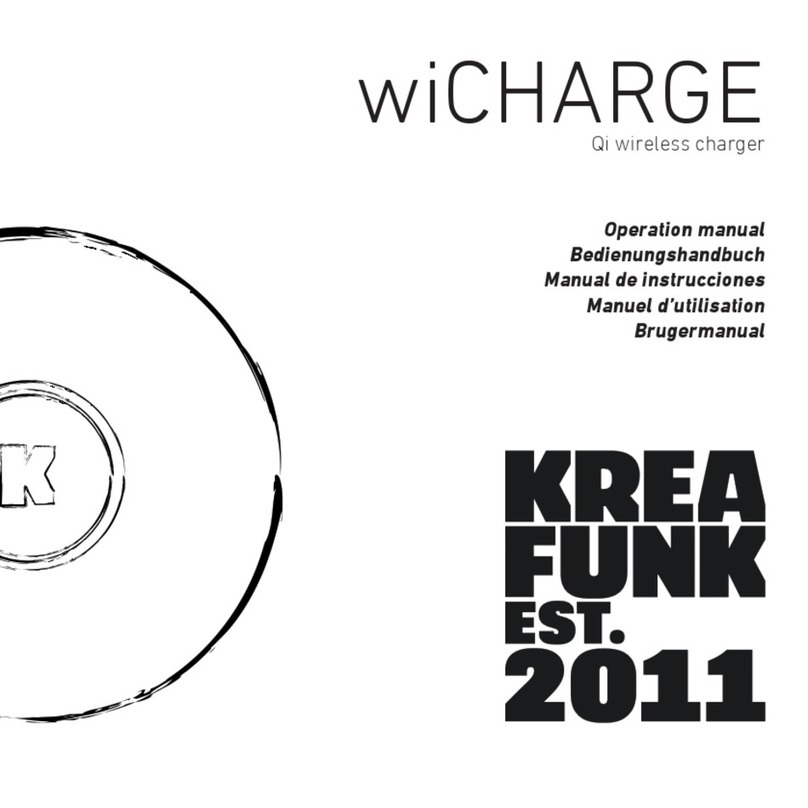 KREAFUNK wiCHARGE User manual