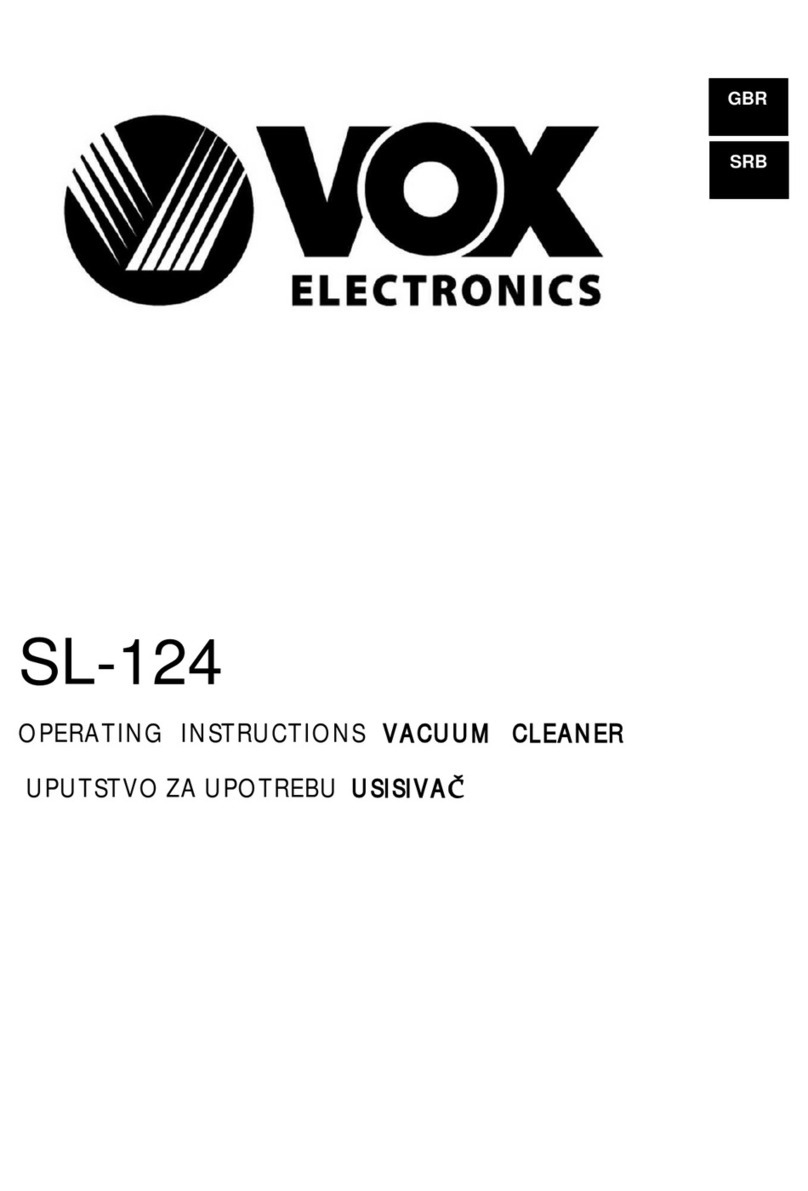 Vox SL-124 instruction manual
