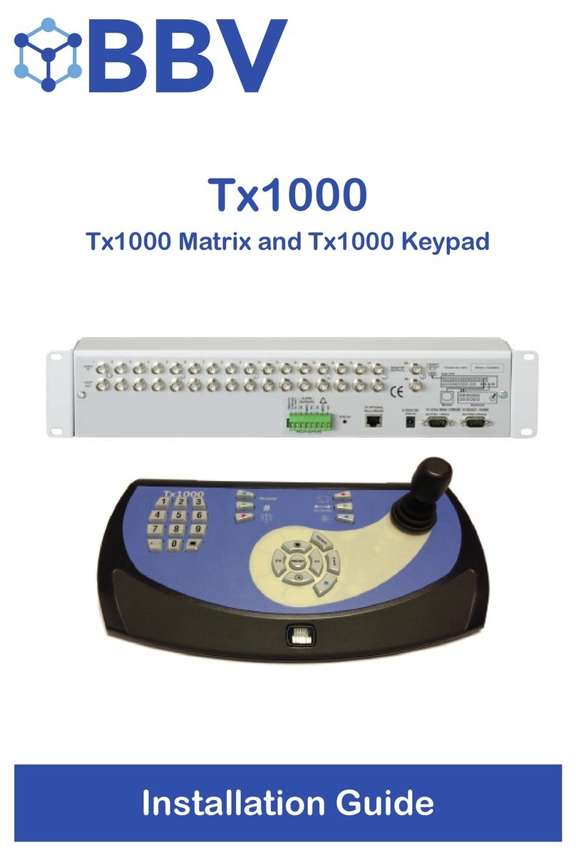 BBV Tx1000 User manual