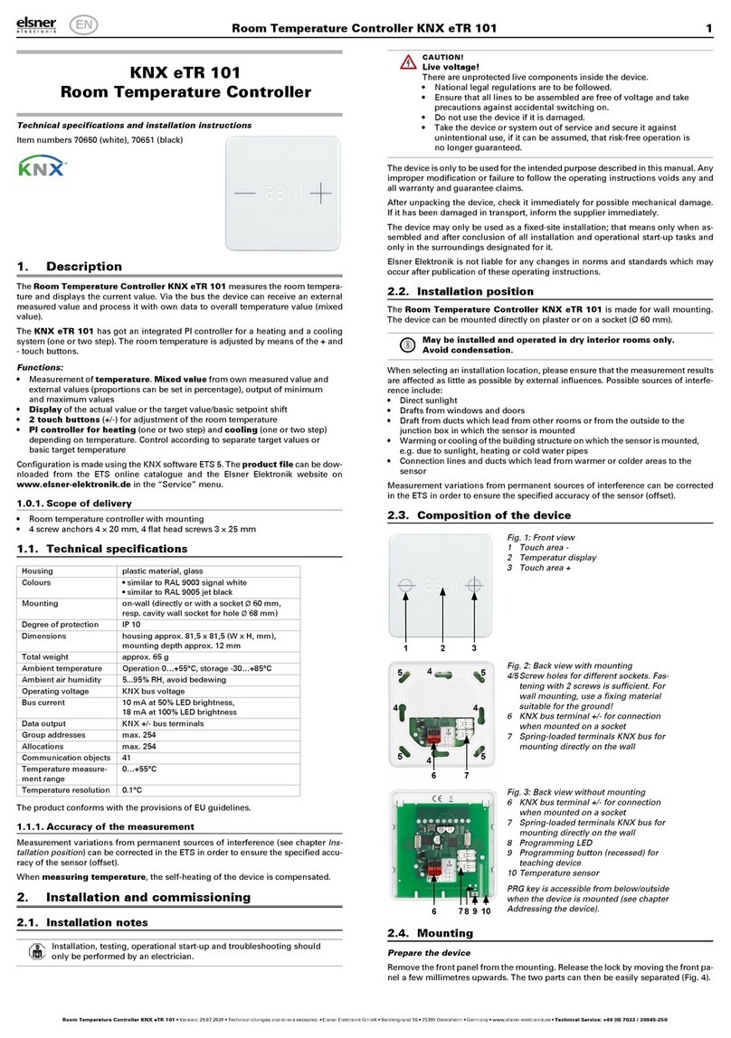 Elsner KNX eTR 101 manual