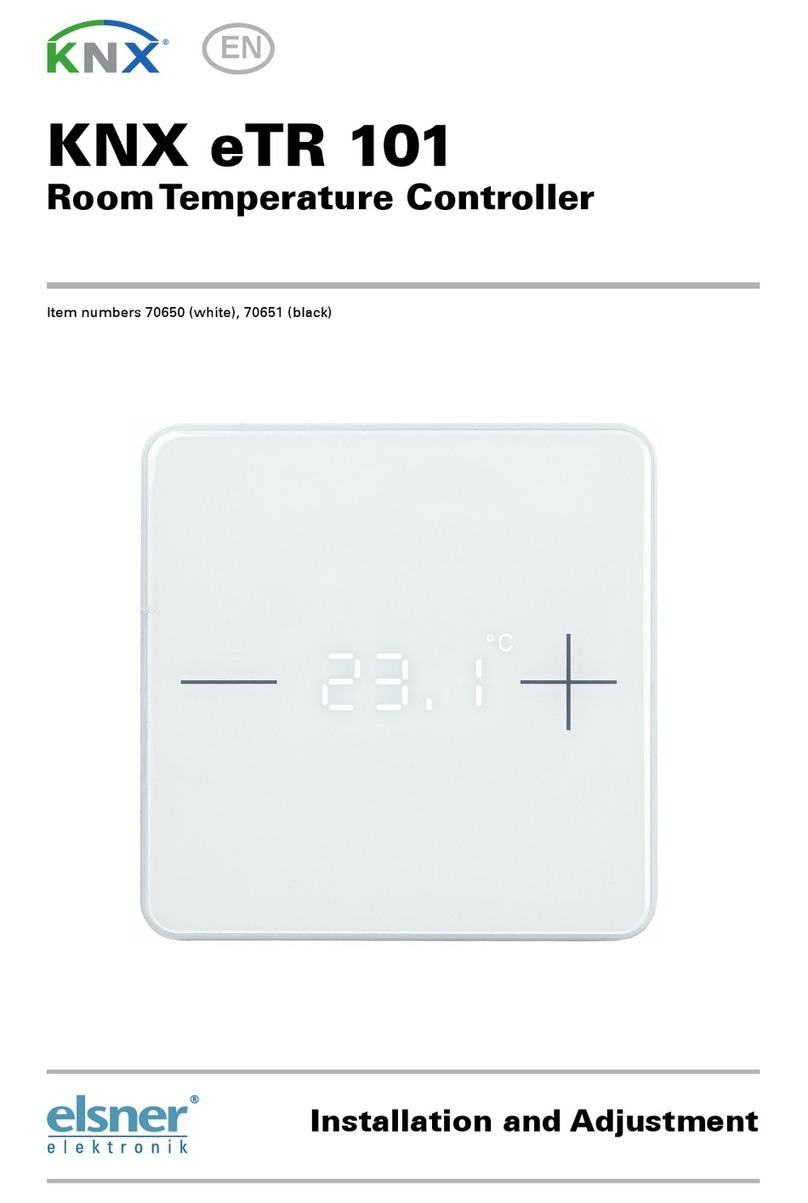 Elsner KNX eTR 101 Installation and adjustment