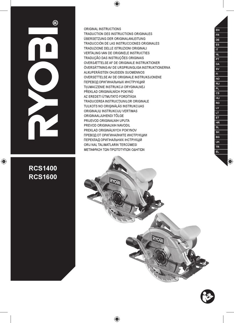 Ryobi RCS1400 Original instructions
