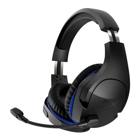HyperX Cloud Stinger Wireless HX-HSCSW-BK User manual