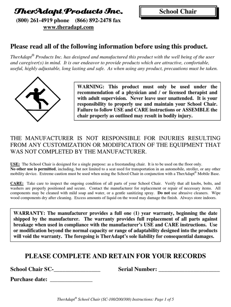 TherAdapt SC Series User manual