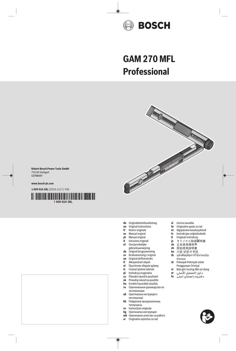 Bosch Professional GAM 270 MFL Original instructions