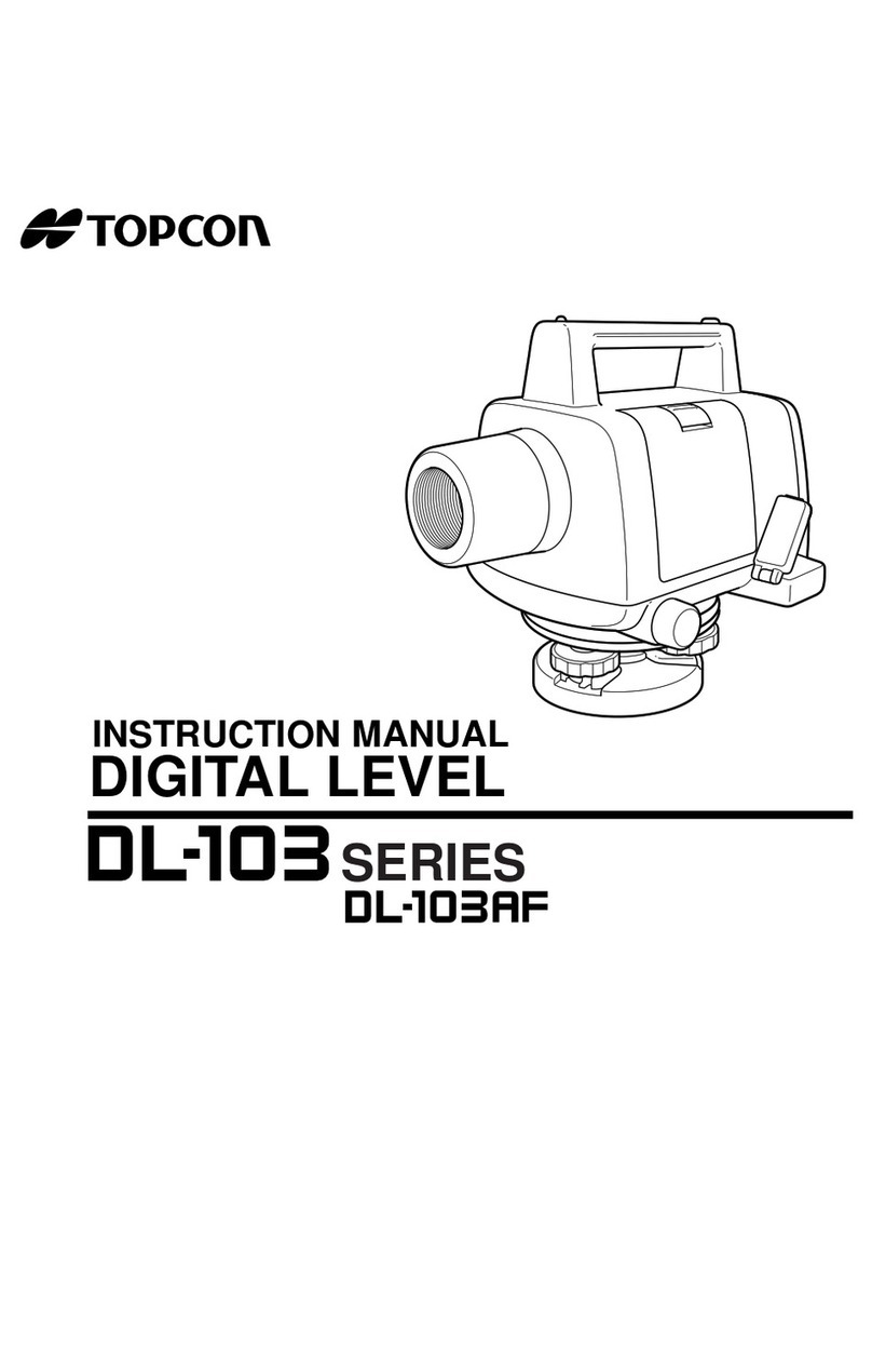 Topcon DL-103 Series User manual Topcon DL-103 Series User manual