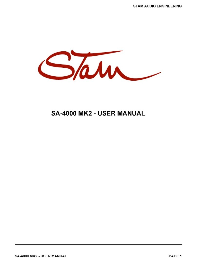 Stam Audio SA-4000 MK2 user manual