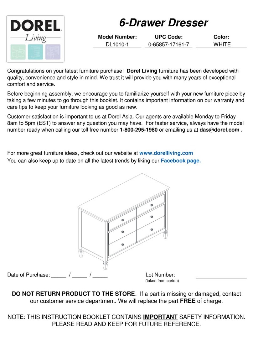 Dorel Living DL1010-1 User manual