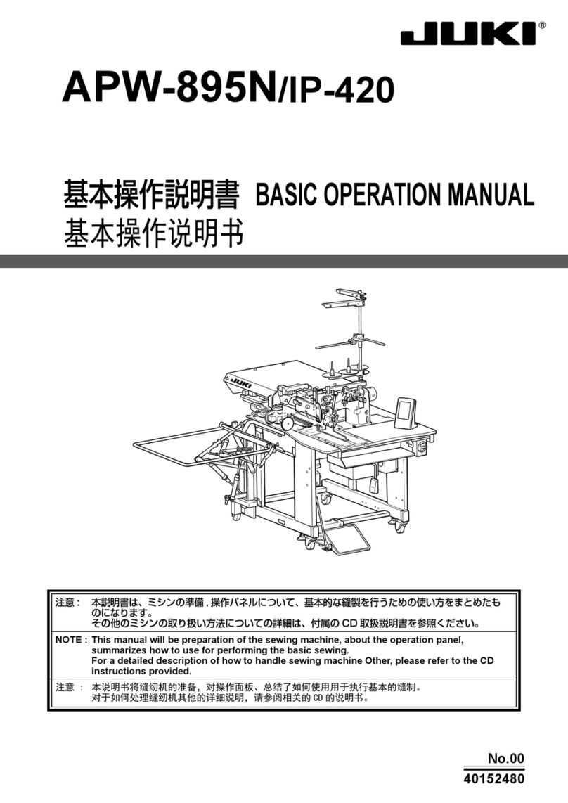 JUKI APW-895N/IP-420 Basic operation manual