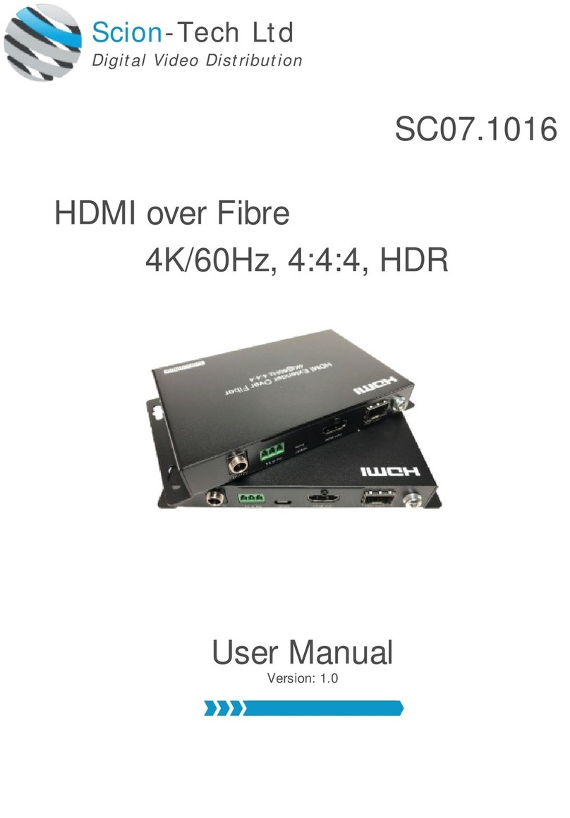 Scion-Tech SC07.1016 User manual