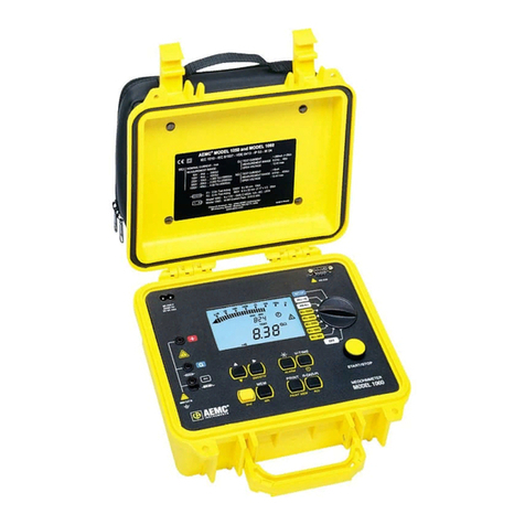 AEMC instruments 5050 Operating and safety instructions