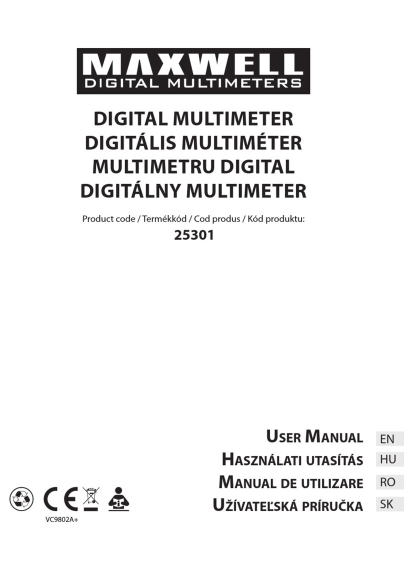 Maxwell 25301 user manual