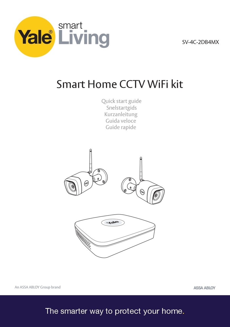 Assa Abloy Yale SMART LIVING SV-4C-2DB4MX User manual