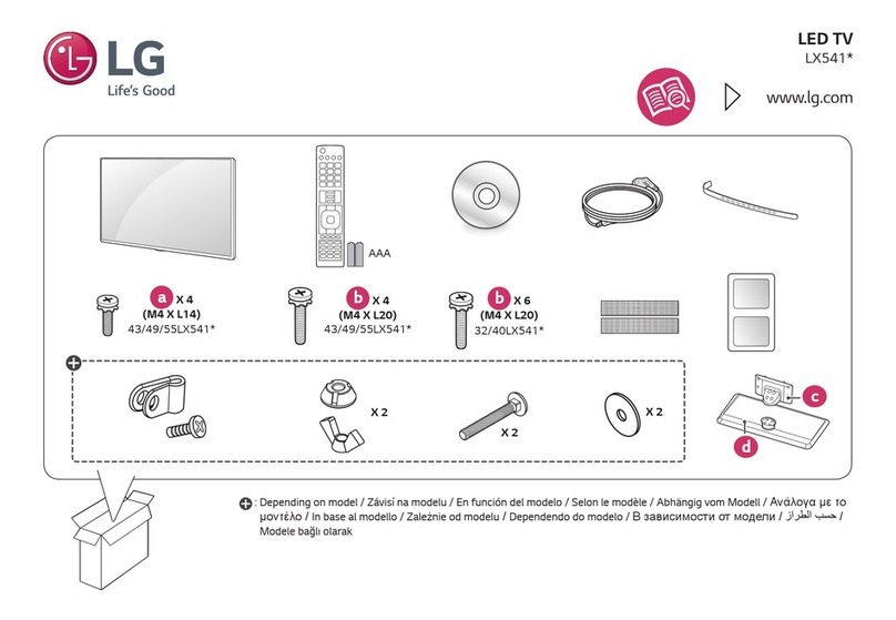 LG LX541 Series User manual