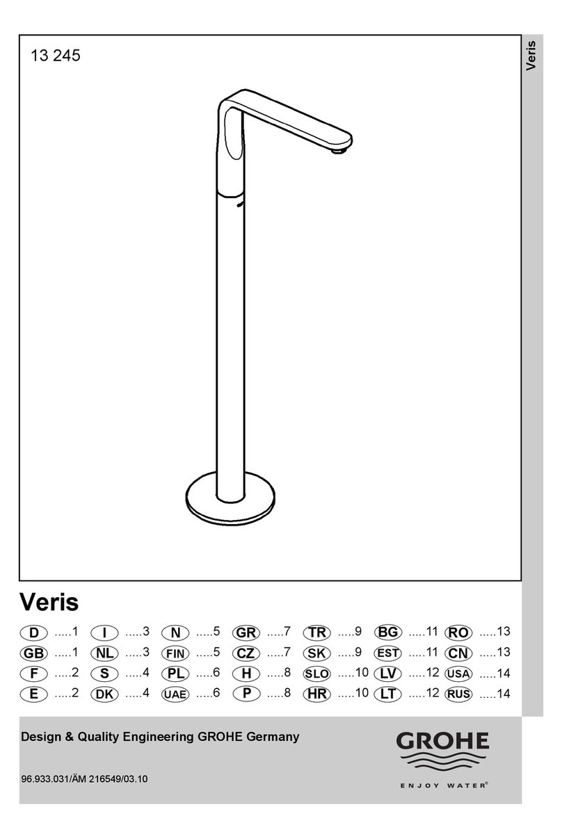 Grohe Veris 13 245 manual