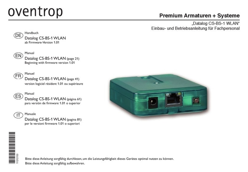 oventrop CS-BS-1 WLAN manual
