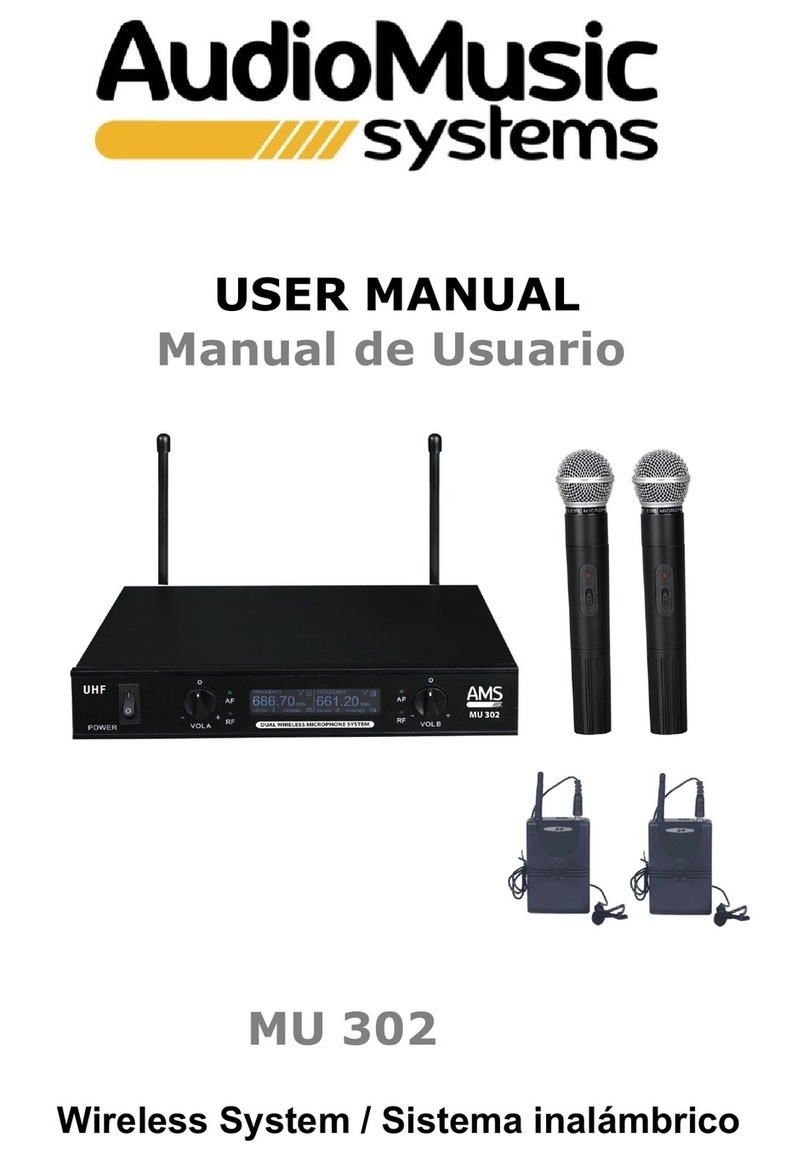 Audiomusic Systems MU 302 user manual Audiomusic Systems MU 302 user manual