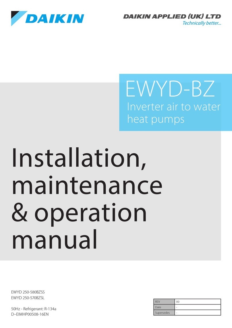 Daikin EWYD-BZ Series User manual