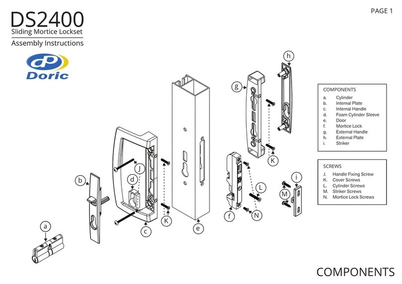 DORIC DS2400 Assembly instructions