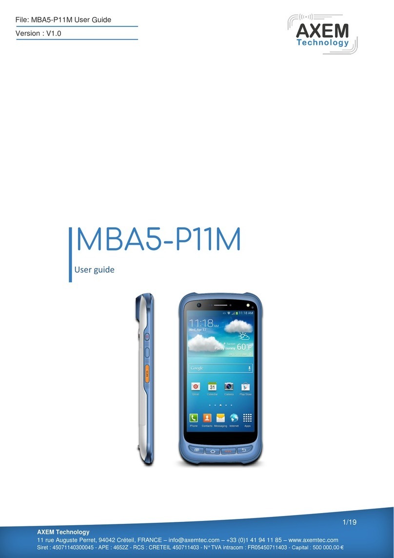 AXEM Technology MBA5-P11M user guide