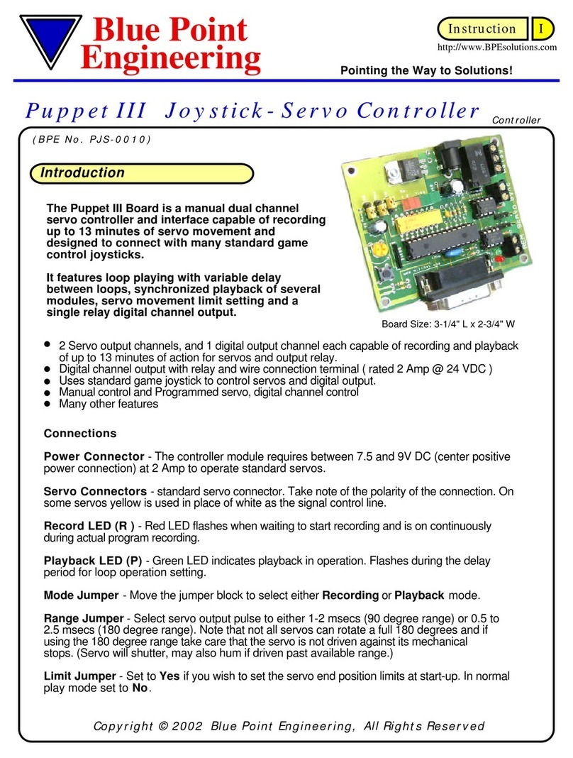 Blue point Puppet III User manual