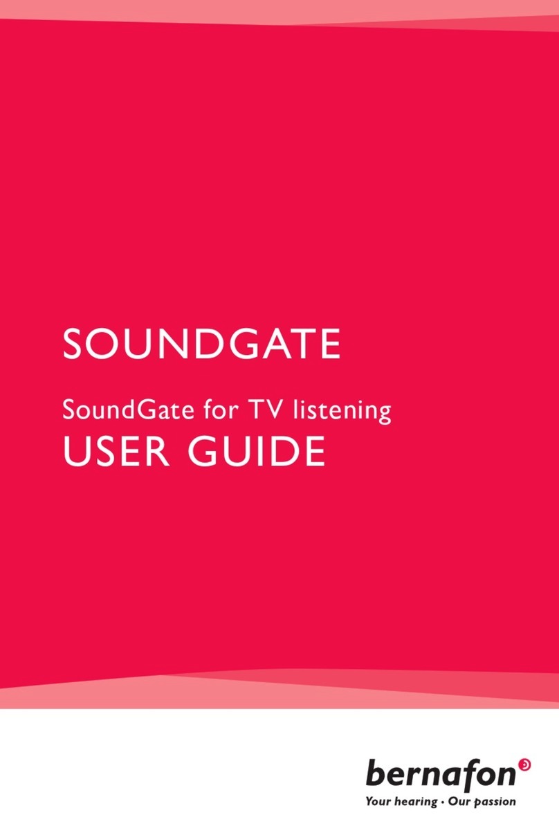 Bernafon SOUNDGATE User manual
