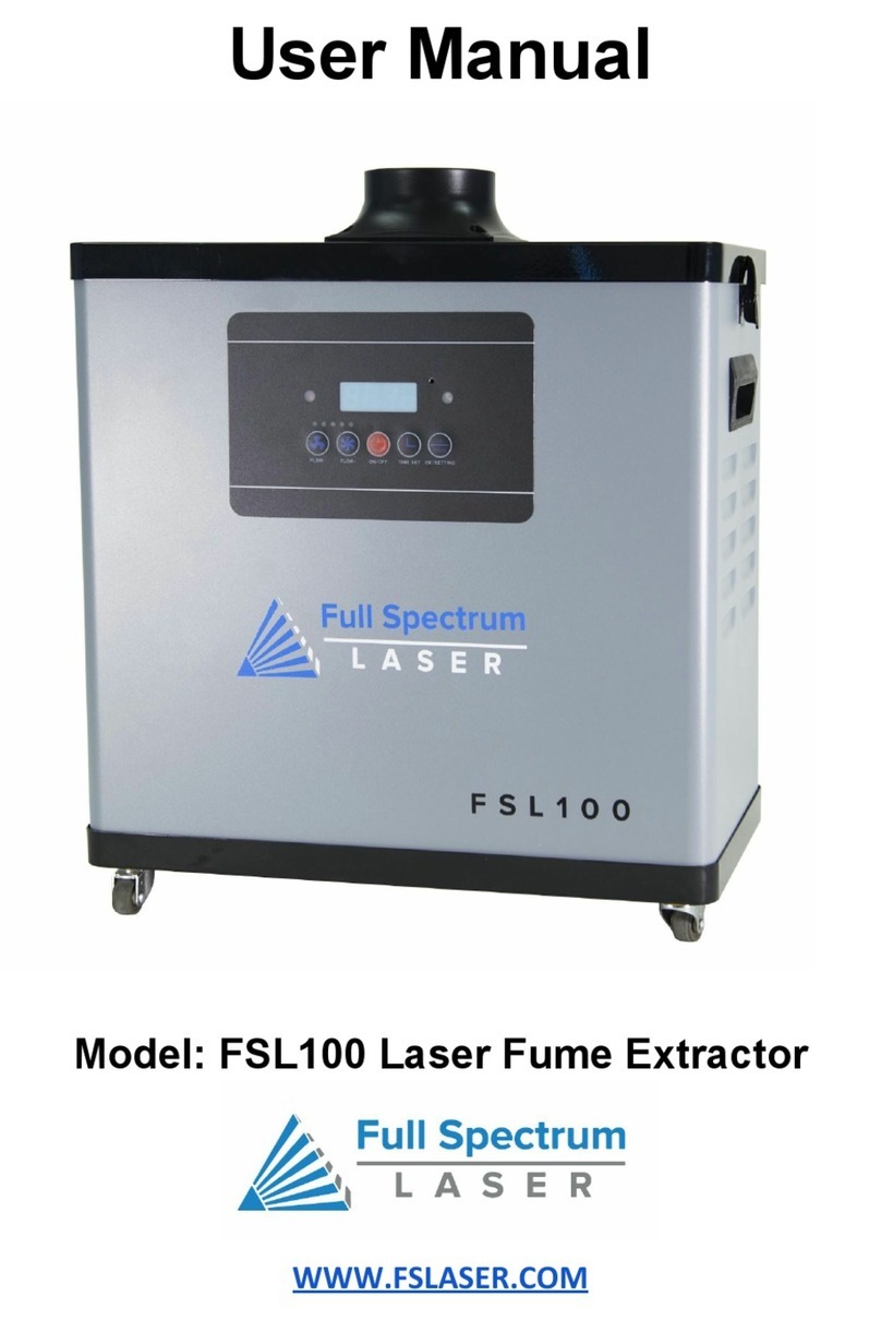 Full Spectrum Laser FSL100 user manual Full Spectrum Laser FSL100 user manual