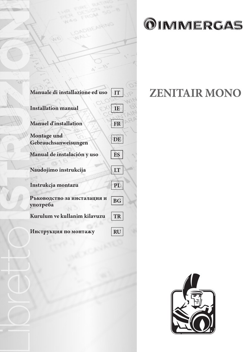 Immergas ZENITAIR MONO User manual