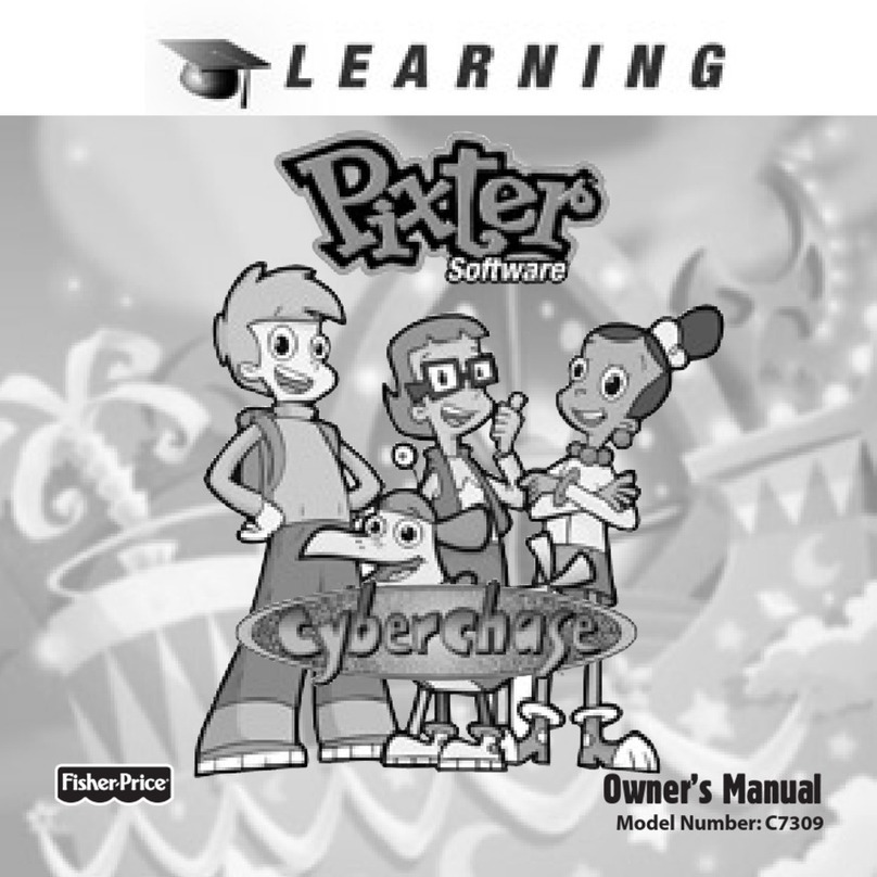 Fisher-Price Pixter Cyberchase owner's manual