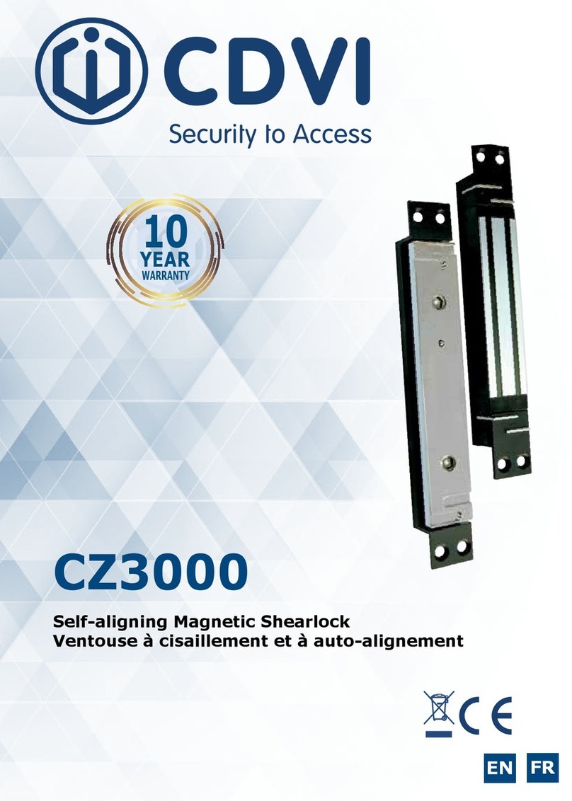 CDVI CZ3000 manual