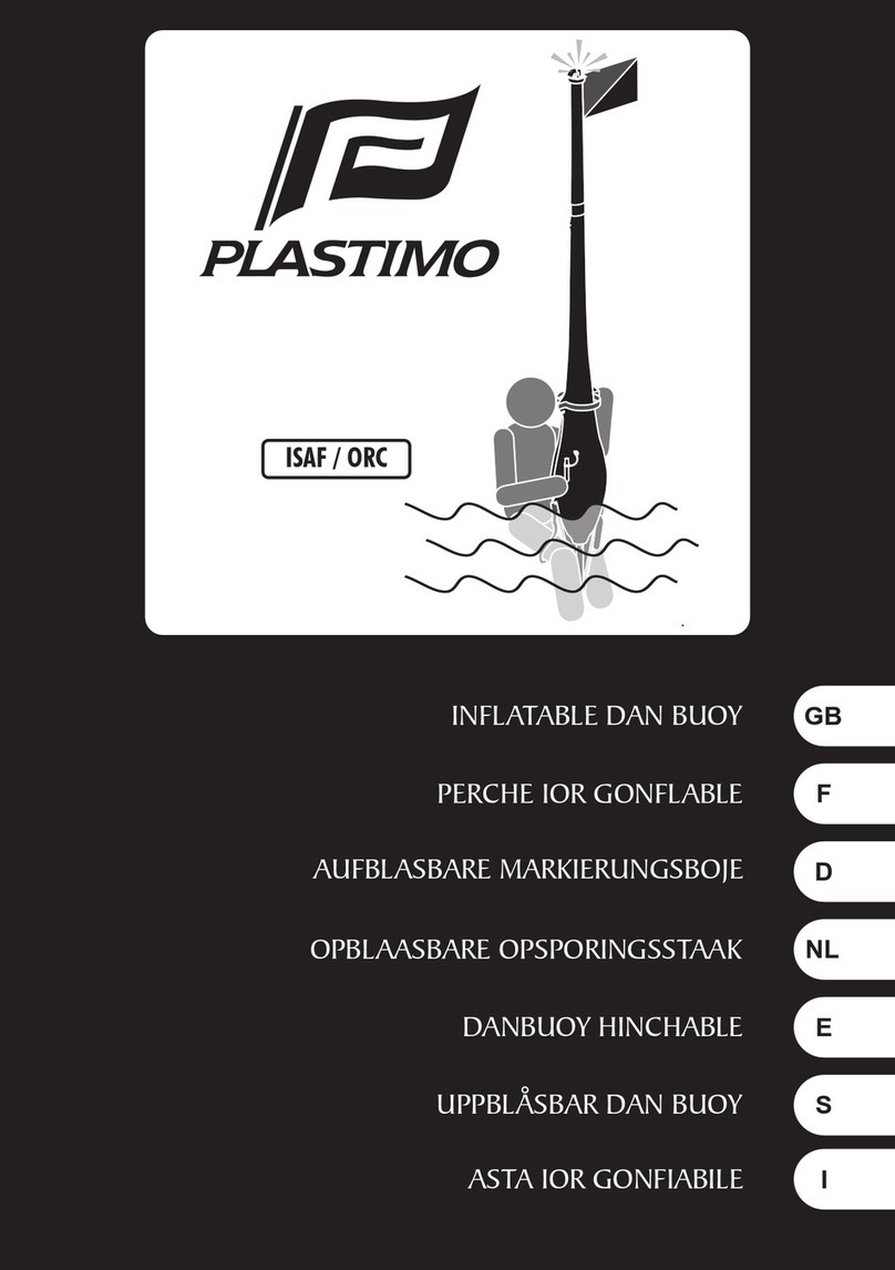 Plastimo INFLATABLE DAN BUOY manual