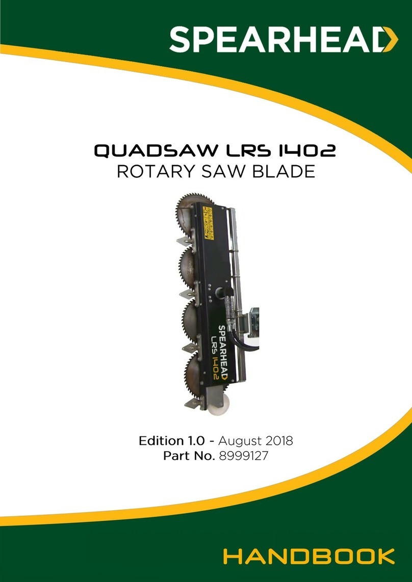 Spearhead Quadsaw LRS 1402 manual
